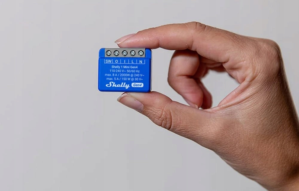 Shelly Smart Controller 1 Mini Gen4 Zigbee Matter Remote Control Manufacturer code 1MiniGen4