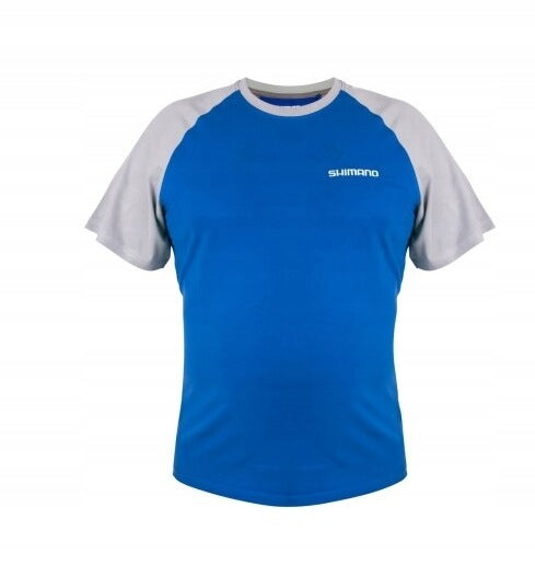 Shimano T-shirt Shimano Blue Short Sleeve XL