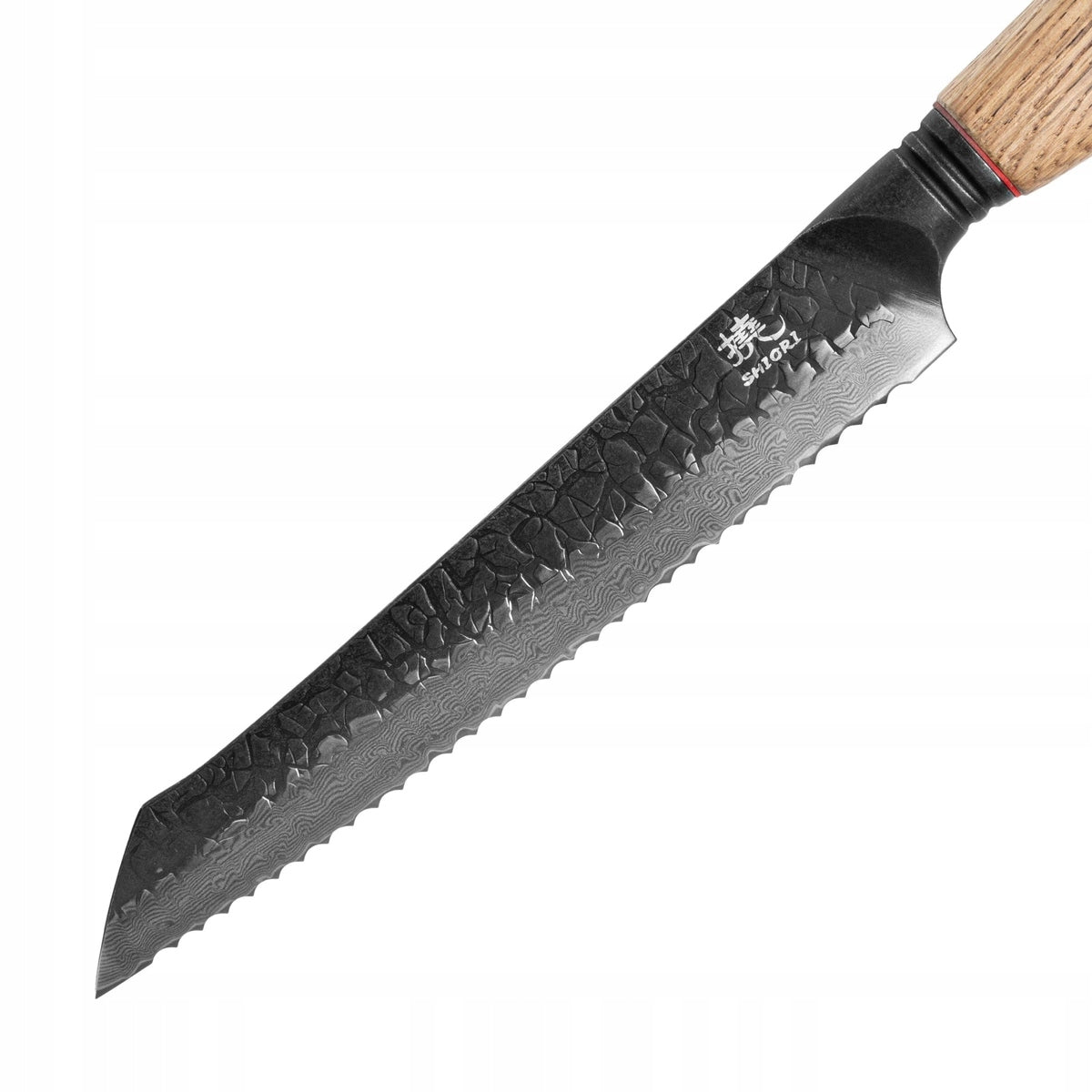 Shiori Homura Surai- bread cutter made of Damascus steel 21 cm Manufacturer code Homura Surai