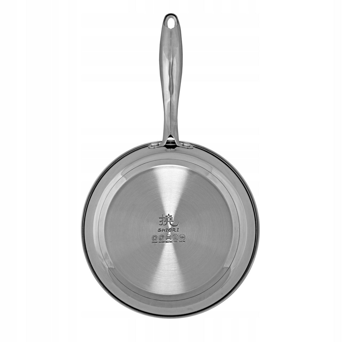 Shiori Stainless Steel 304 frying pan with ceramic coating induction 24 cm Packaging status original