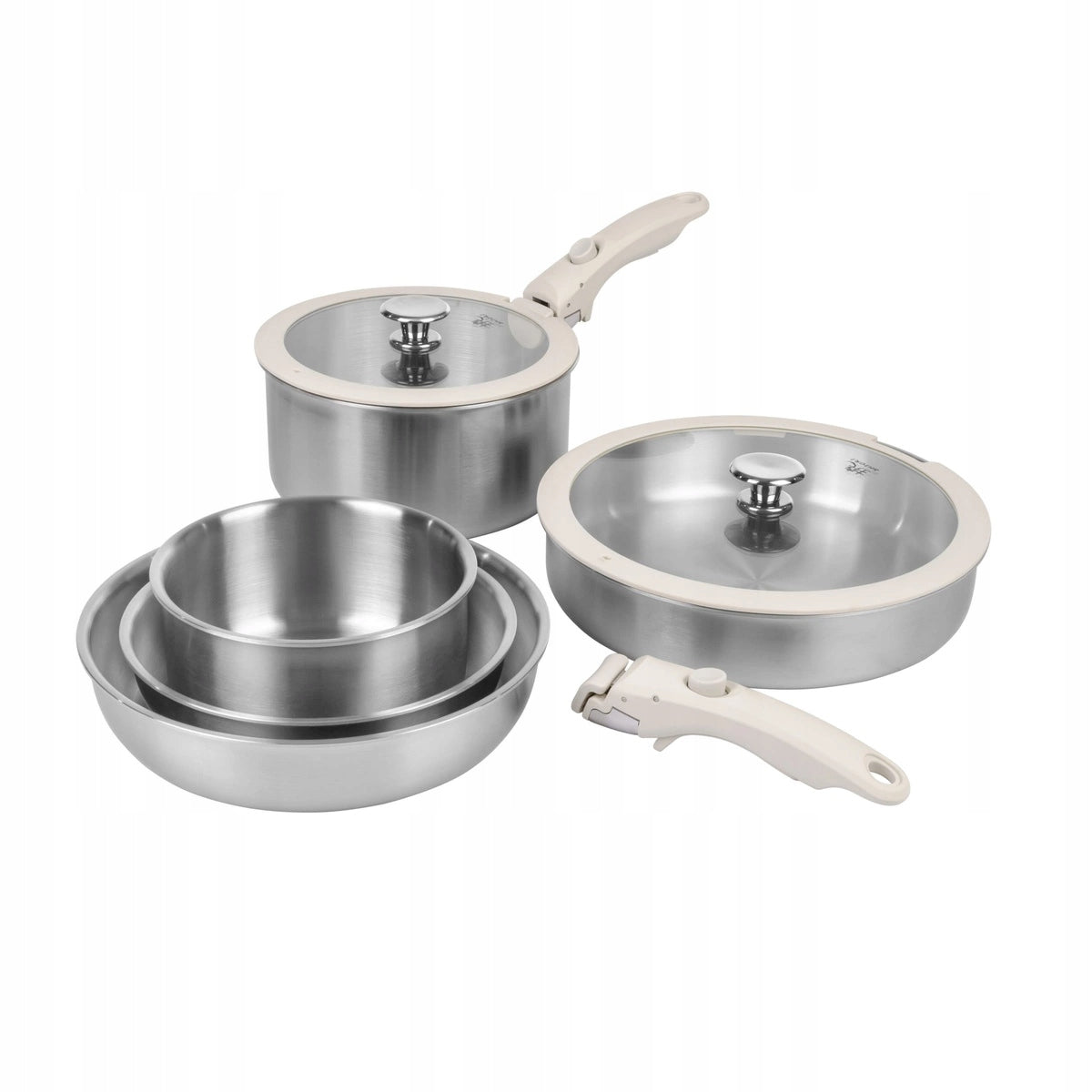 Shiori Velinna set of pots and pans induction 9 elements 5-layer