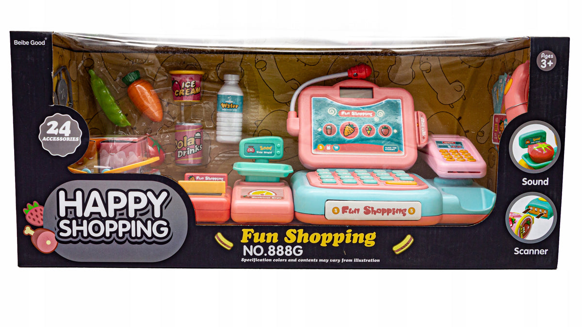 Shop Cash Register Scale Reader Scanner Tape Color multicolor