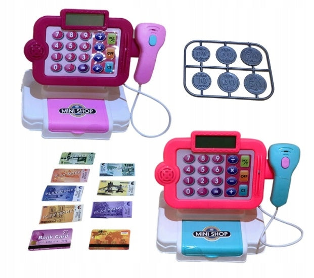 Shop Cash Register Set Supermarket Smart Sound And Light With Accessories Manufacturer code NO-2000015