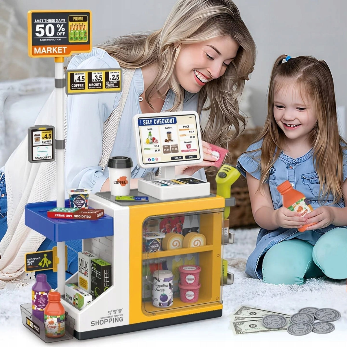 Shop Kids Toy Supermarket Interactive Light Sound Water 46el. Packaging status original