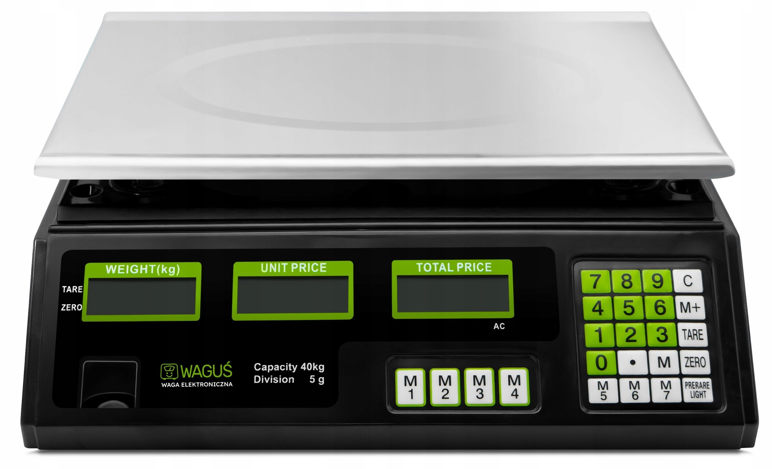 Shop Scale Electronic Warehouse Waguś 40 kg 5 g LCD Battery Brand no brand
