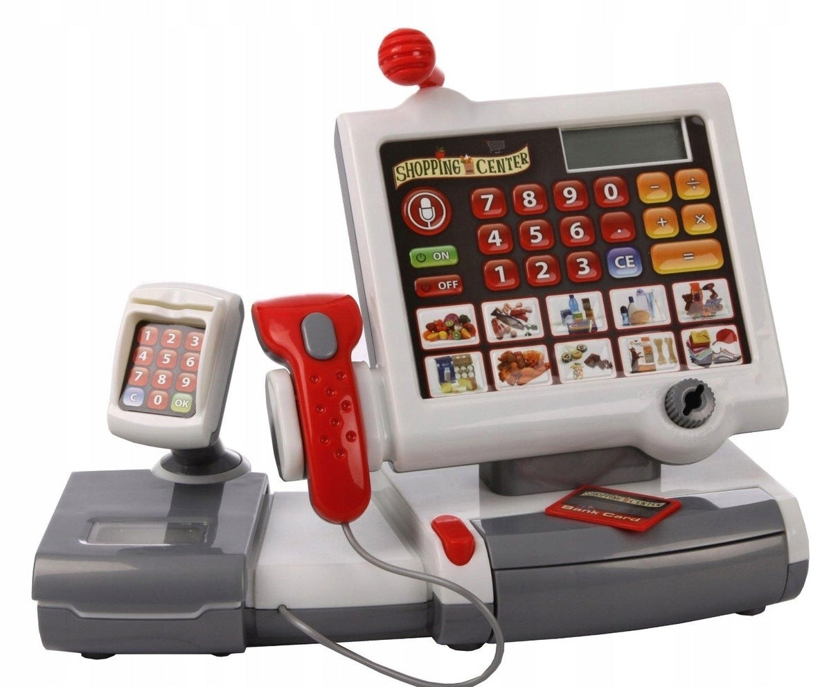 Shop cash register with scanner Packaging status original