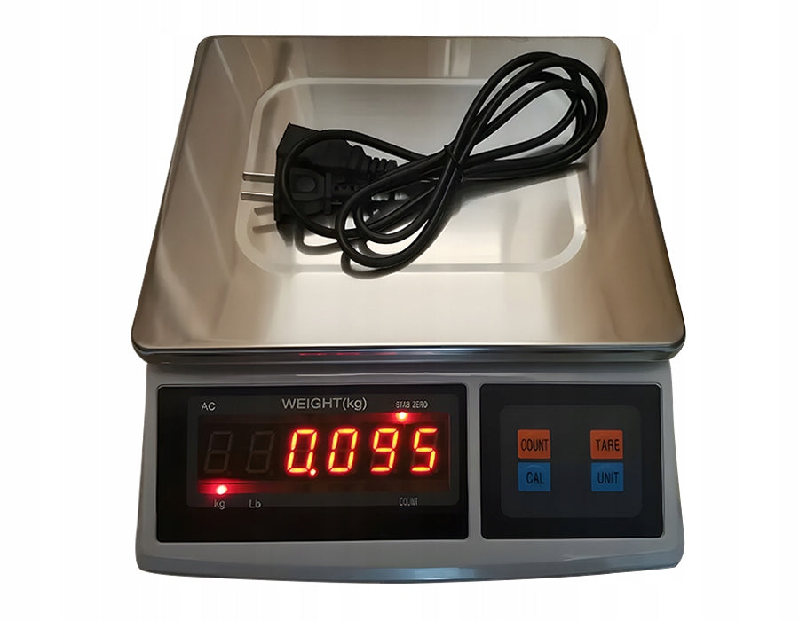 Shop scale 15 kg , operation free, measurement accuracy 0,5g wagPRO-S15 Product weight with unit packaging 3.4 kg