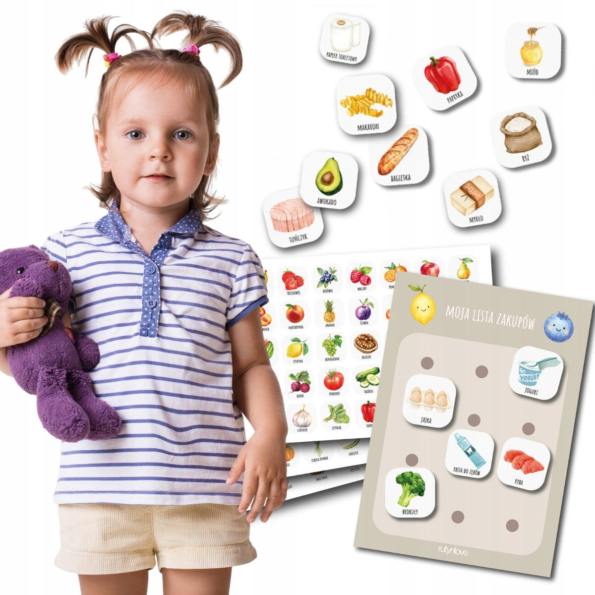 Shopping List - Educational Planner for Kids Fun Learning Responsibility