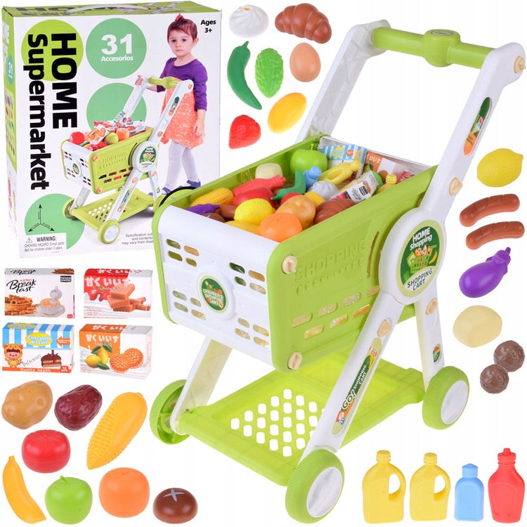 Shopping trolley Jokomisiada plastic food 50 cm 5905258542454
