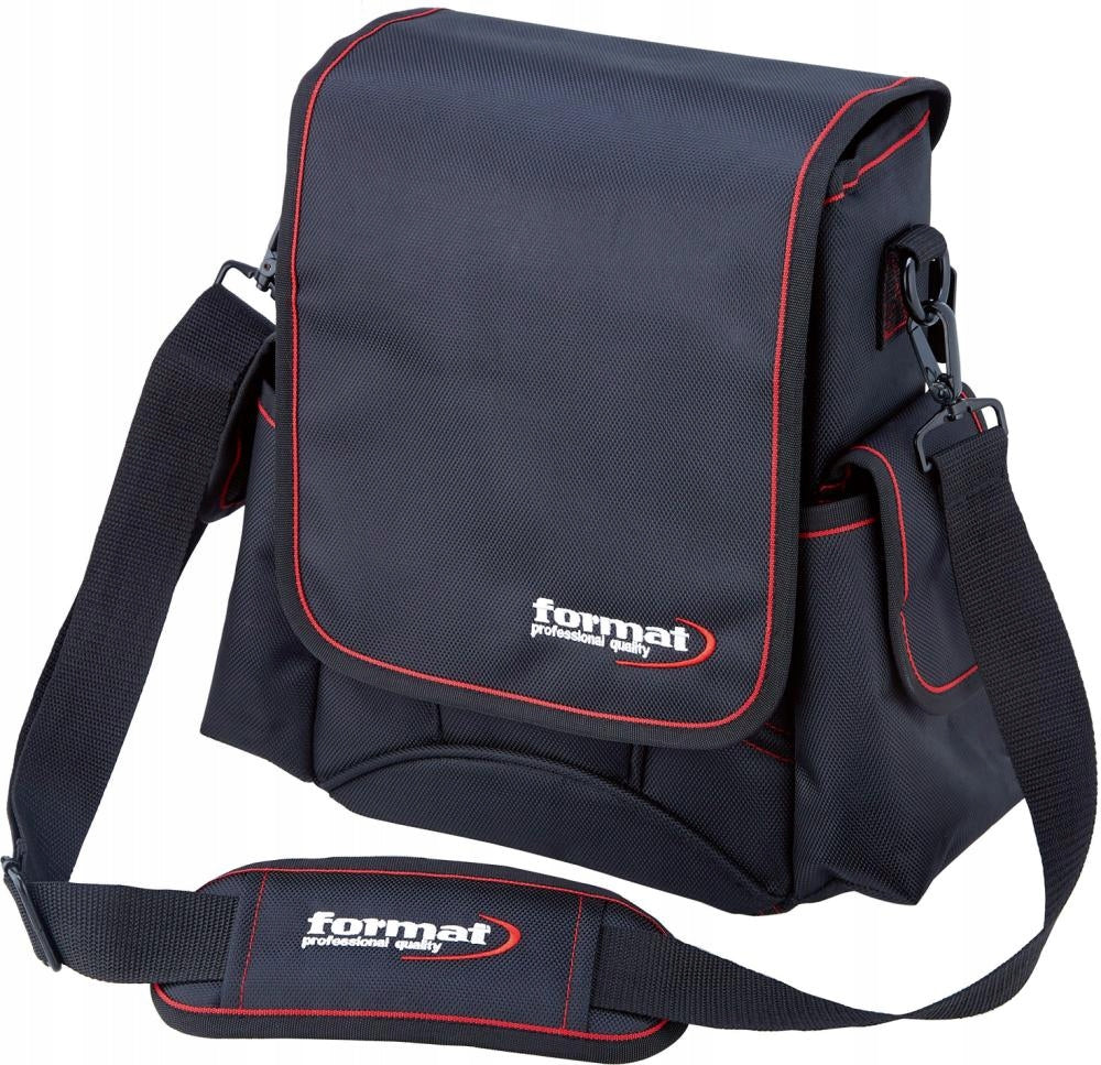 Shoulder assembly tool bag, waterproof black 6l. 200x300x100mm