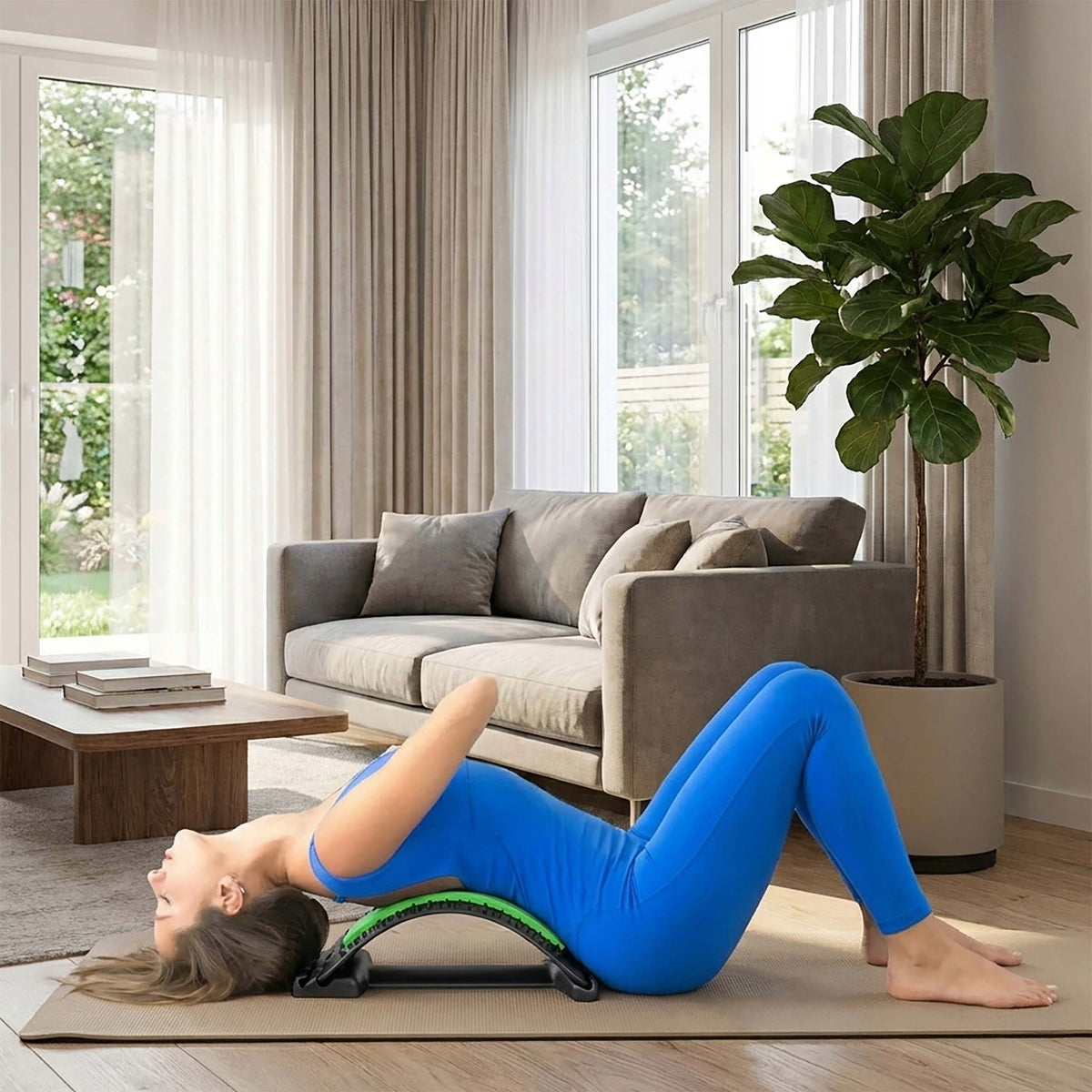 Shoulder neck back massager spine stretching massage device Medical device no