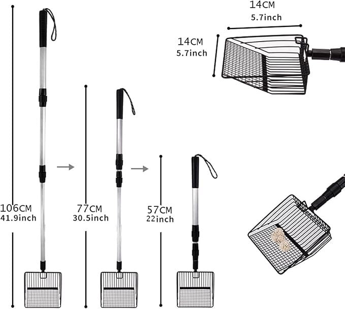 Shovel sieve bucket sifter rake spade separator handle telescope Brand no brand