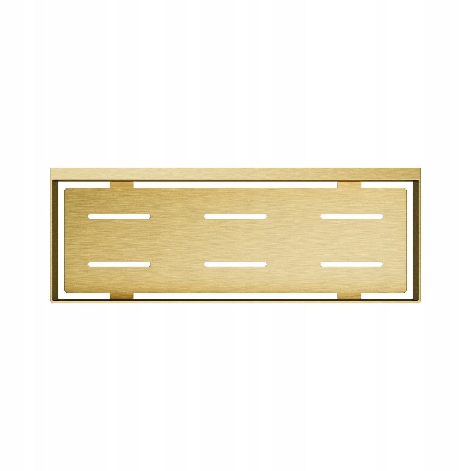 Shower basket, shelf gold brush. 30 x 11 cm Omnires Uni UN10335GLB Manufacturer code UN10335GLB