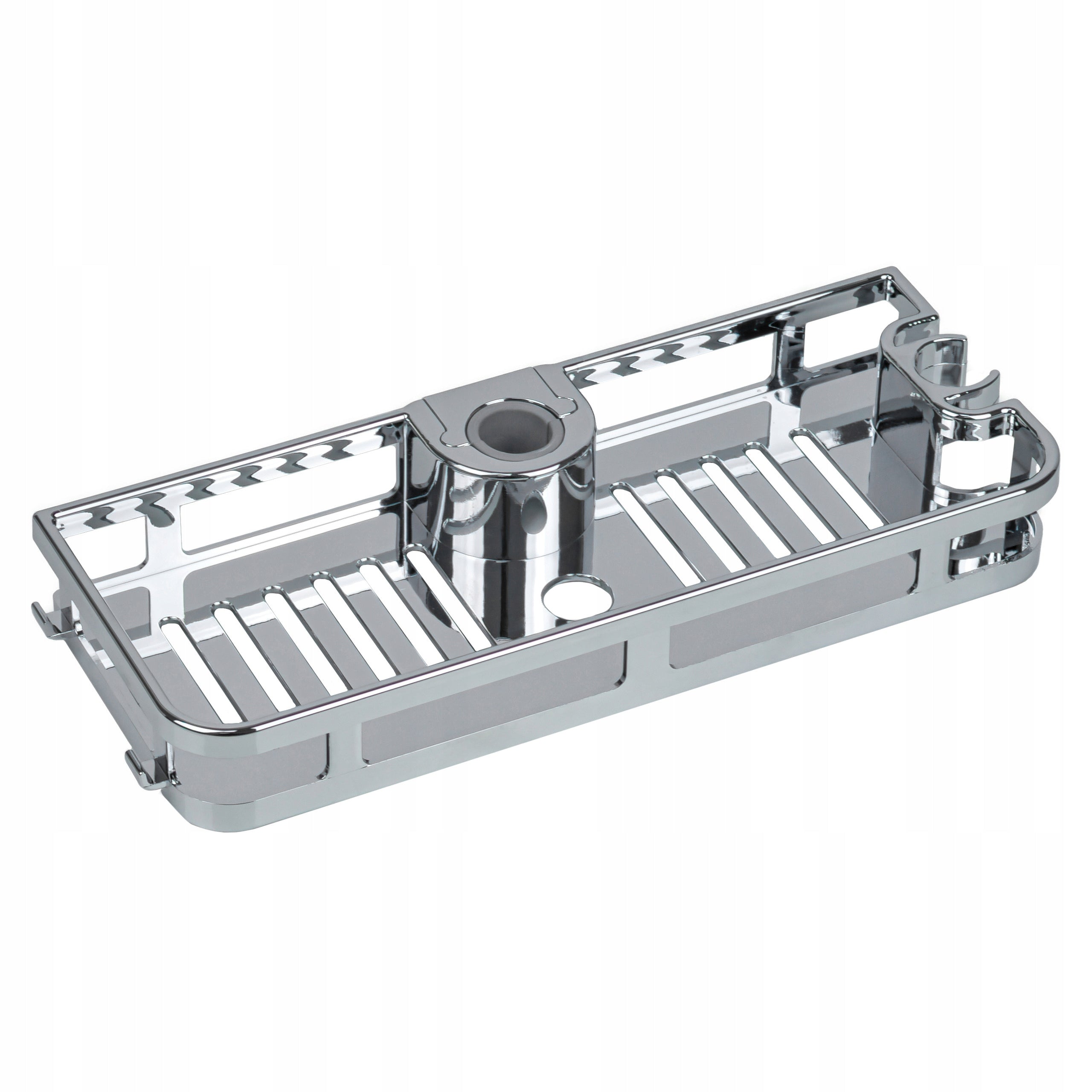 Shower cabin shelf for cosmetics without drilling on the bar GIFT