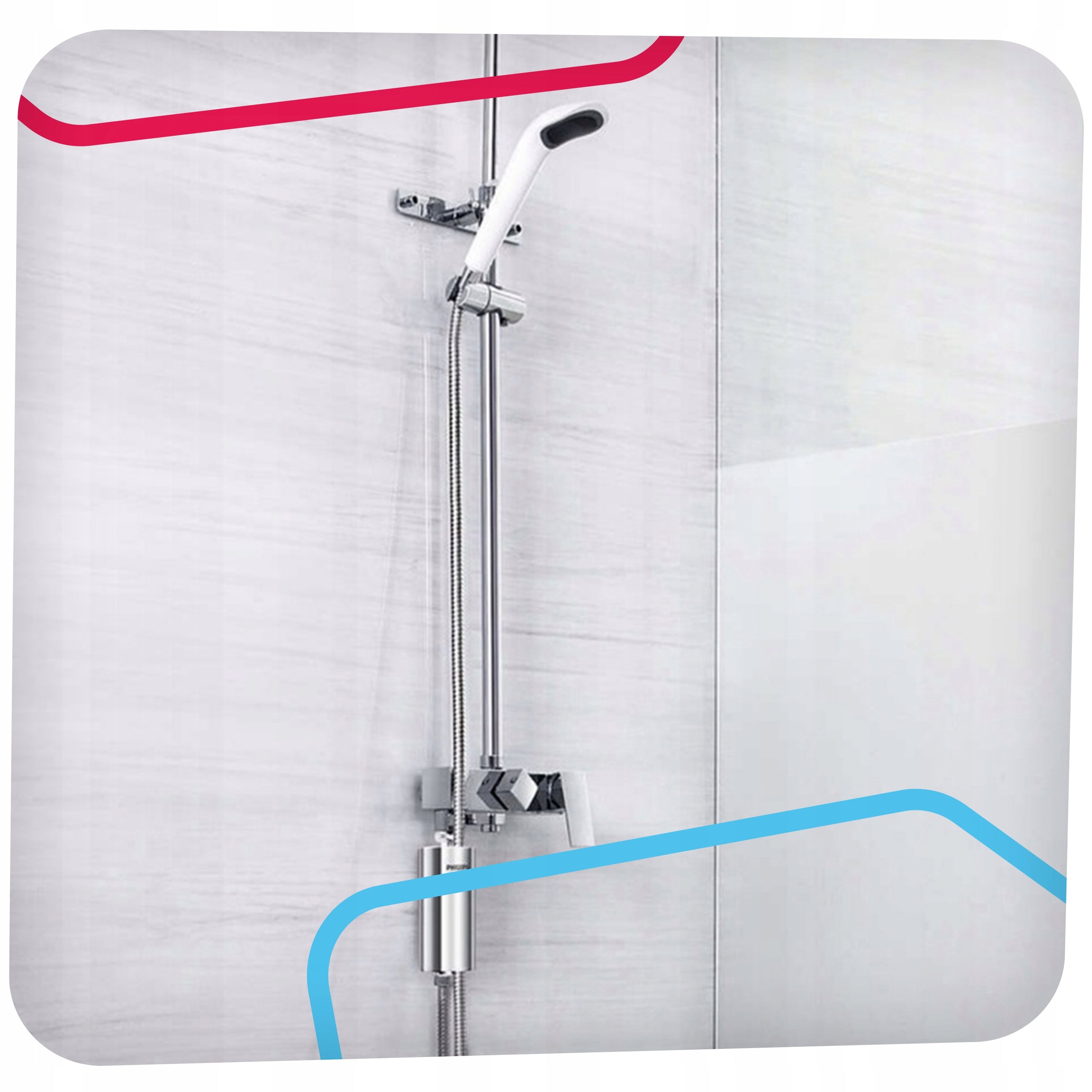 Shower filter water filter Philips AWP1775CH 50 000 litres, chrome Brand Philips