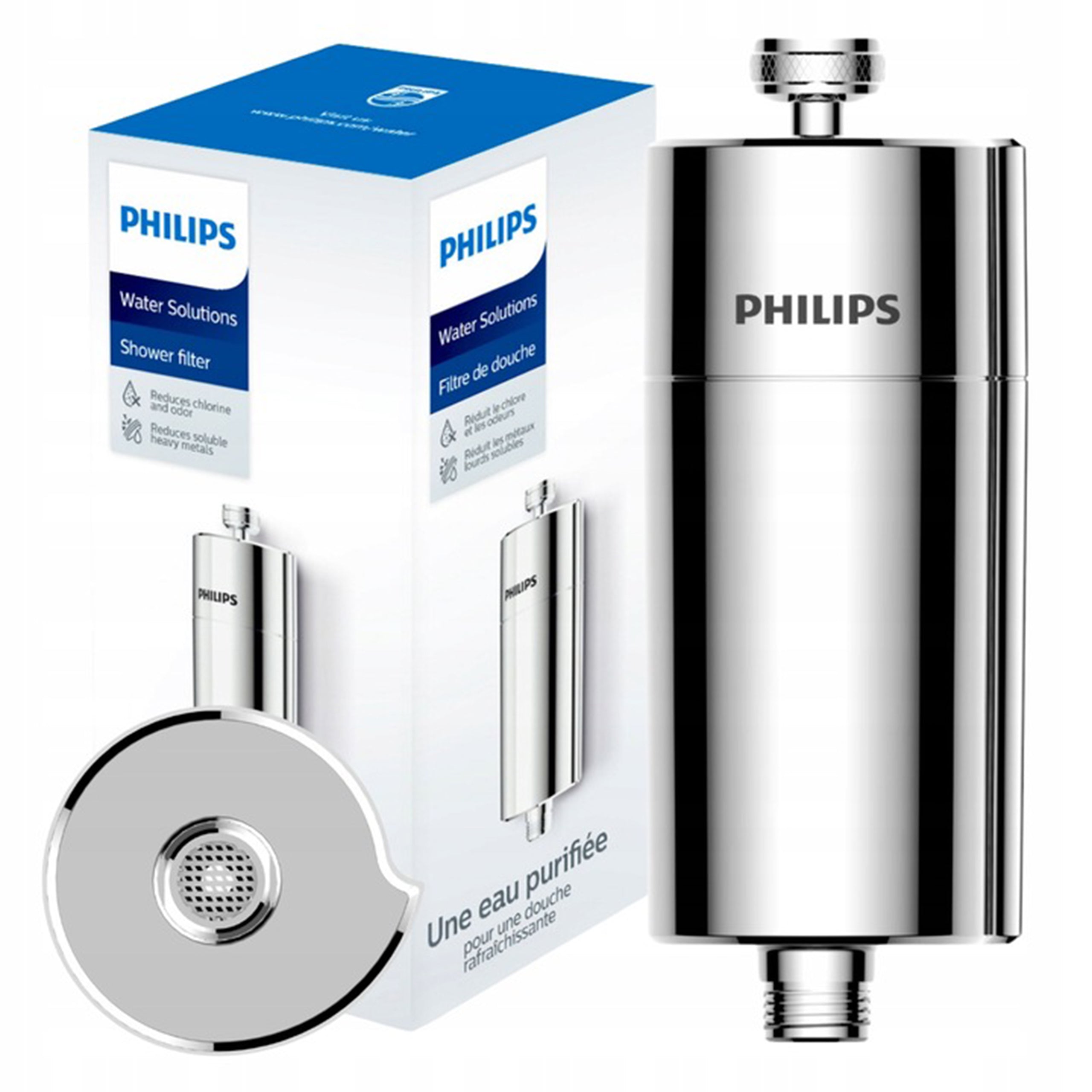Shower filter water filter Philips AWP1775CH 50 000 litres, chrome