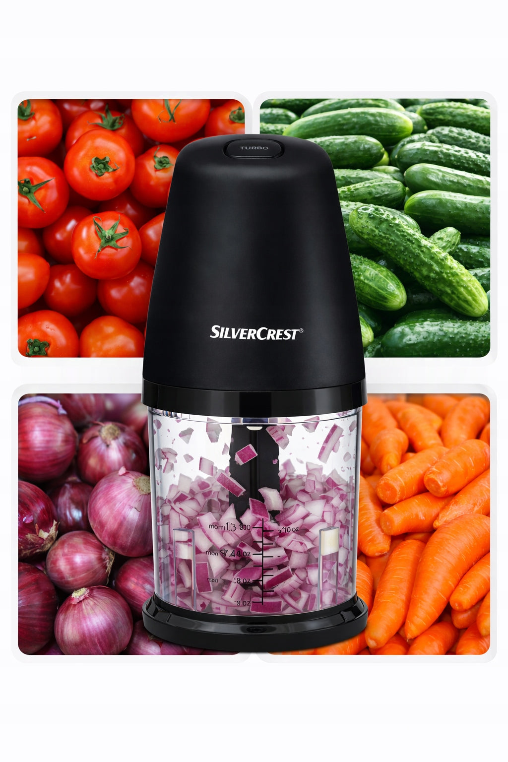 Shredder SilverCrest 503252_2410 260 W Manufacturer code Rozdrabniacz Mini Chopper