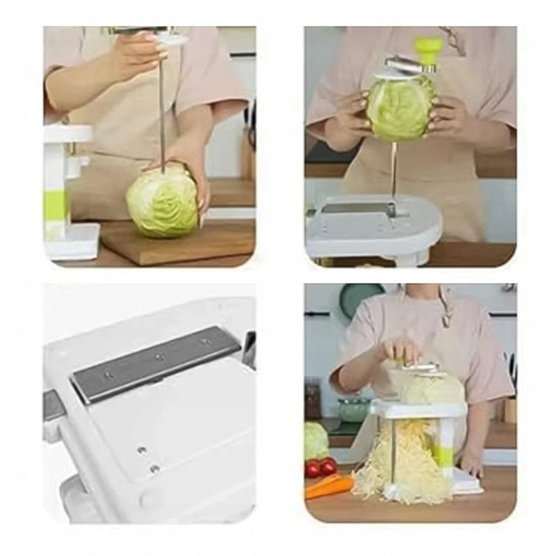 Shredder shredder for cabbage and vegetables stainless steel slicer Dominant color beige/brown
