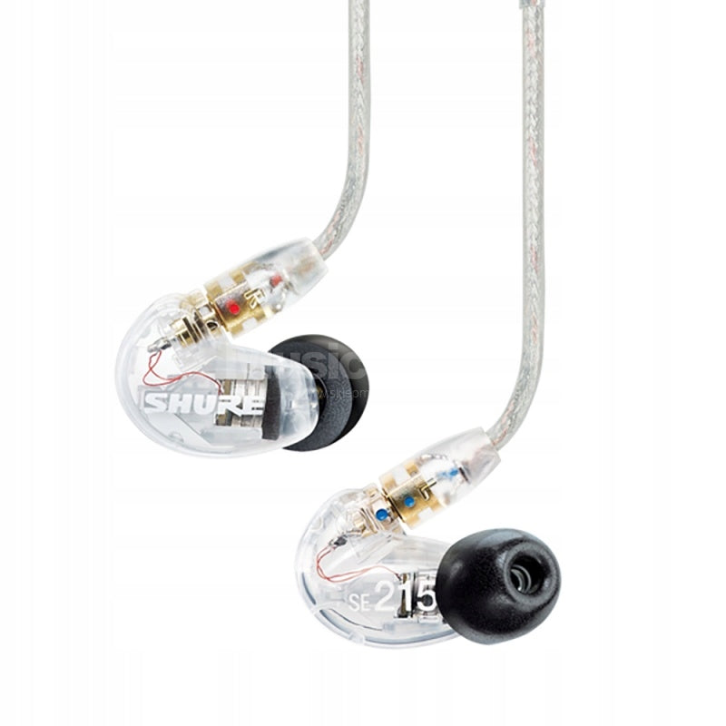 Shure SE215 CL + CASE + RUBBER BANDS Monitor headphones Brand Shure