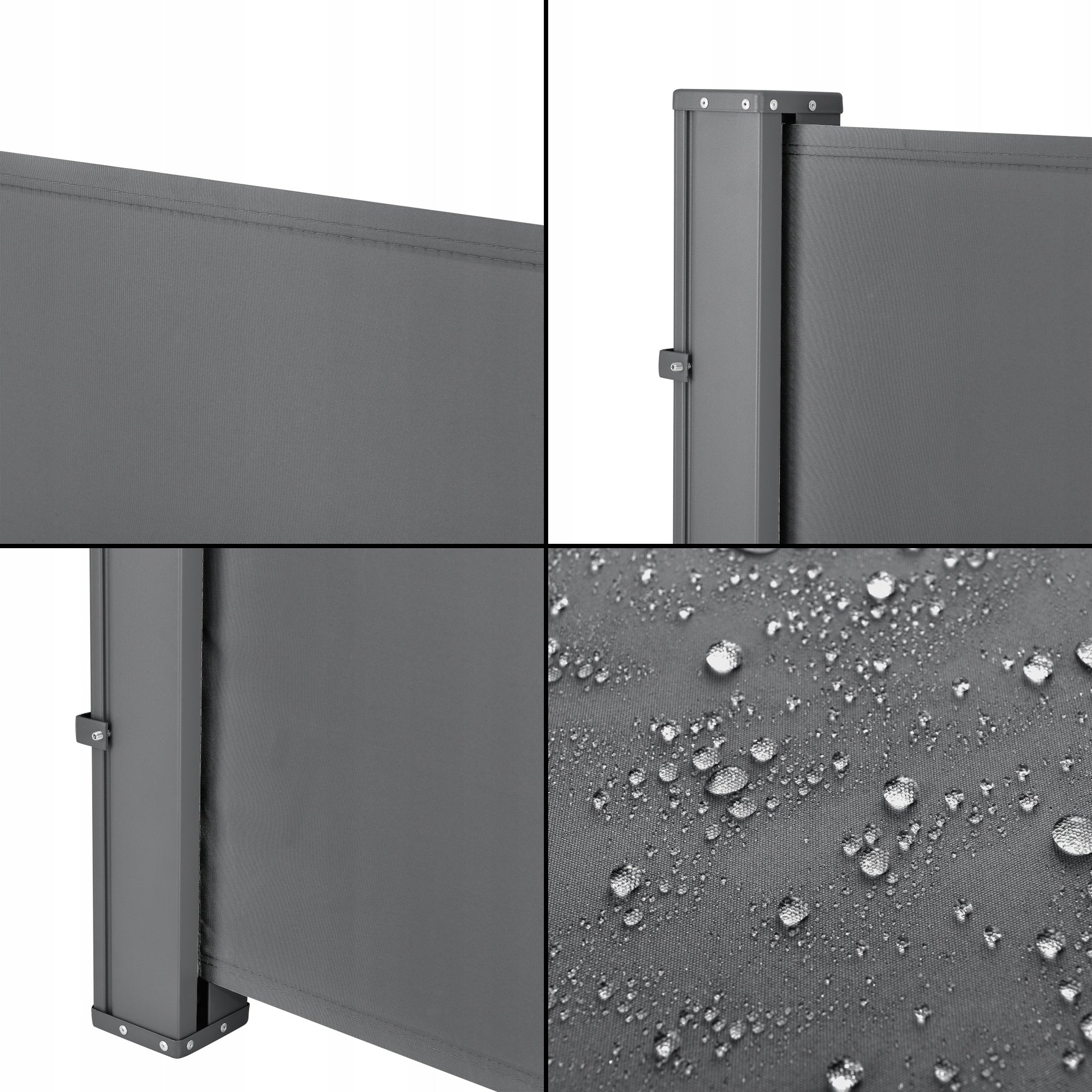 Side Awning Mulhacen 100 x 300 cm Gray Kind marquise