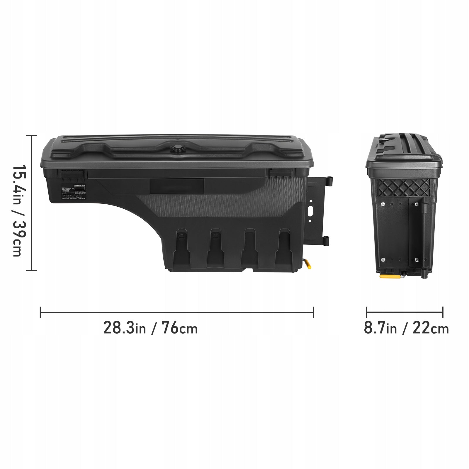 Side Box Packing Pickup Universal 25L 925x280x425mm Storage Packaging status original
