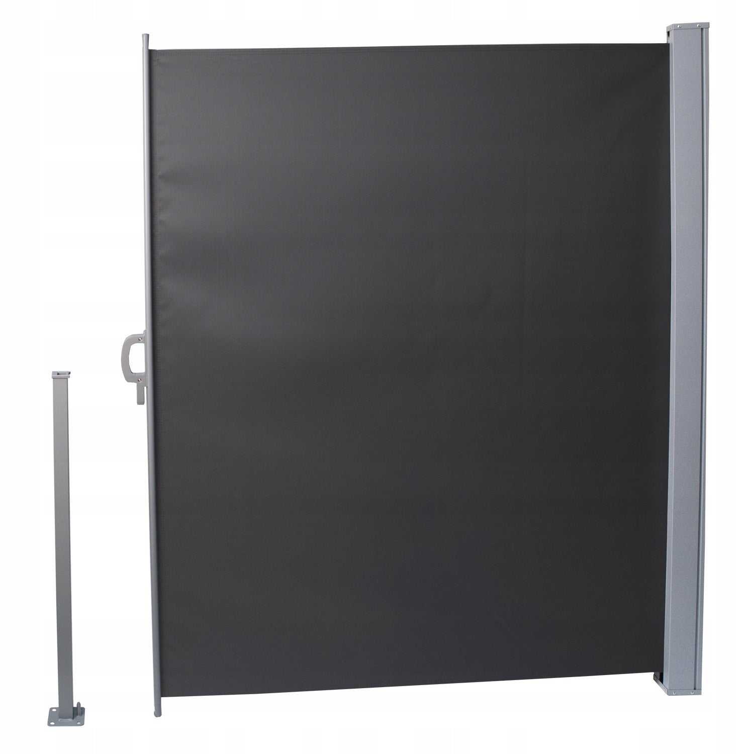 Side awning terrace blind 180x300 screen cover dark gray FEN