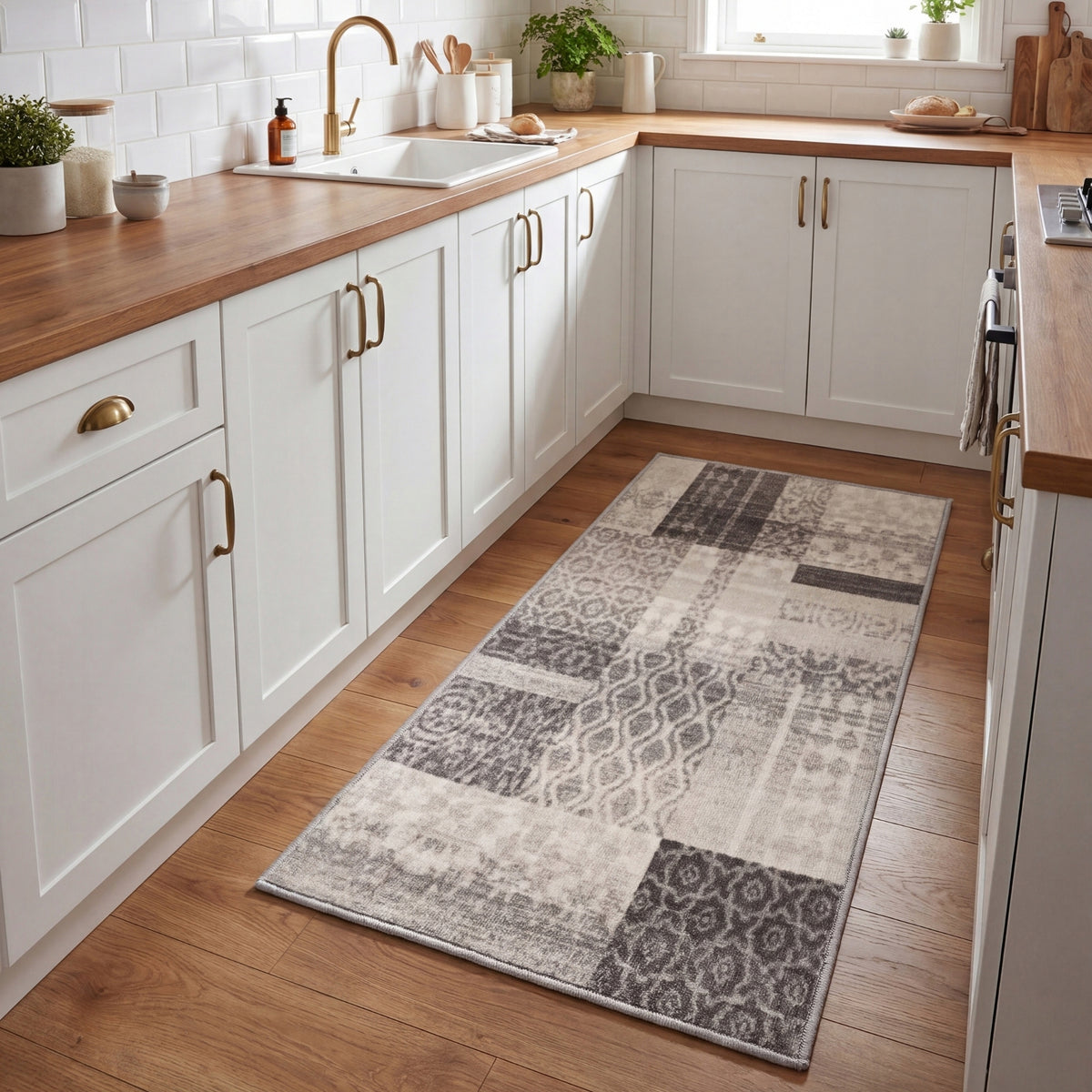 Sidewalk Beige Anti-slip 80x150cm For Hallway Kitchen Hallway For Hallway Manufacturer code EF0444