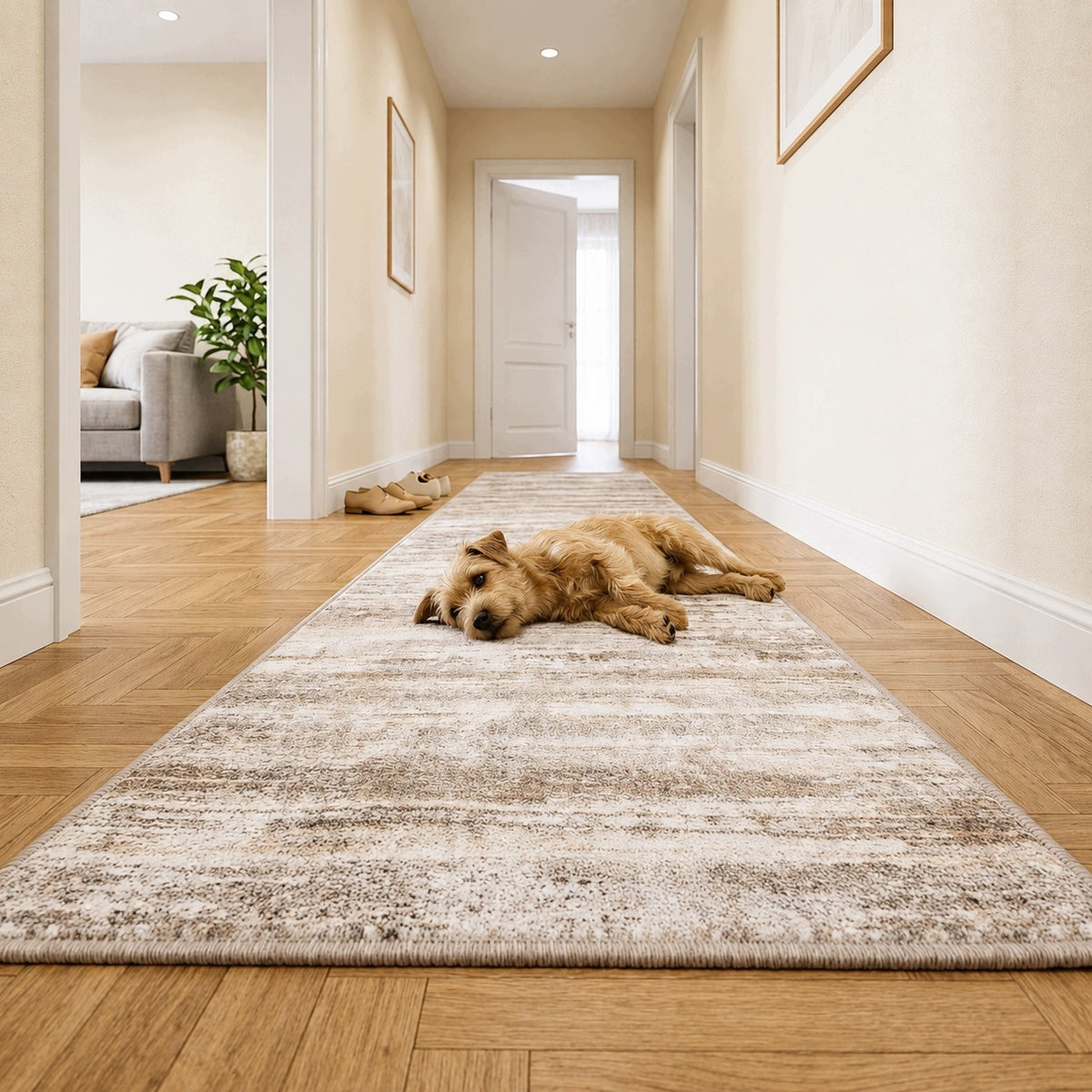 Sidewalk Indoor Rug BEIGE 66x200 cm Rectangle Packaging status original