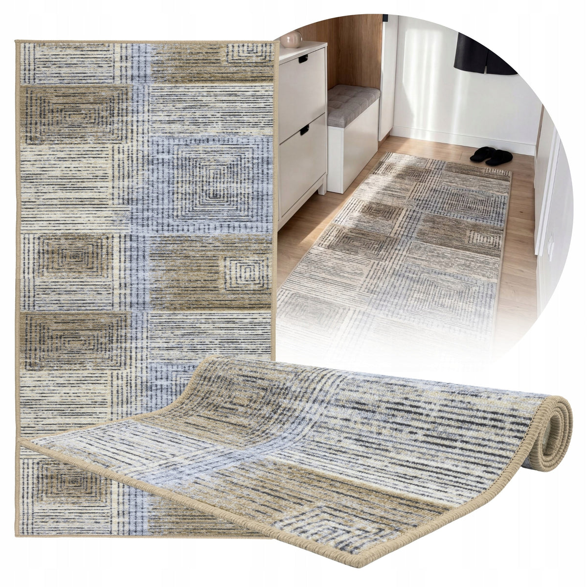Sidewalk Modern Anti-slip 80x150cm For Kitchen Hallway Solid