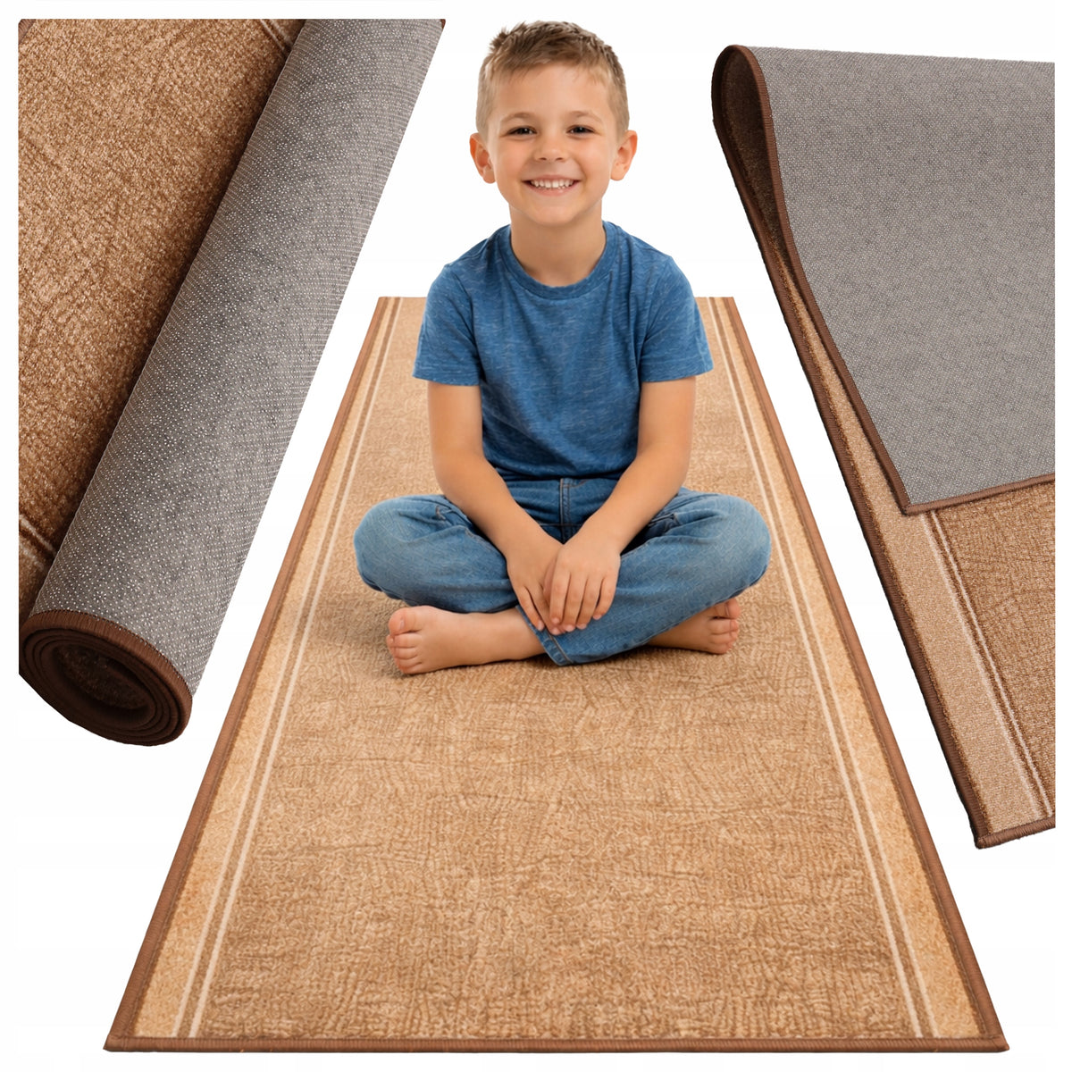 Sidewalk for Hallway Rubberized Anti-slip 80 x 150 cm