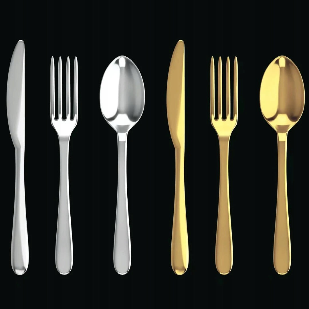 Sidewalk for kitchen non-slip realistic pattern 3D cutlery 50x160 Brand no brand