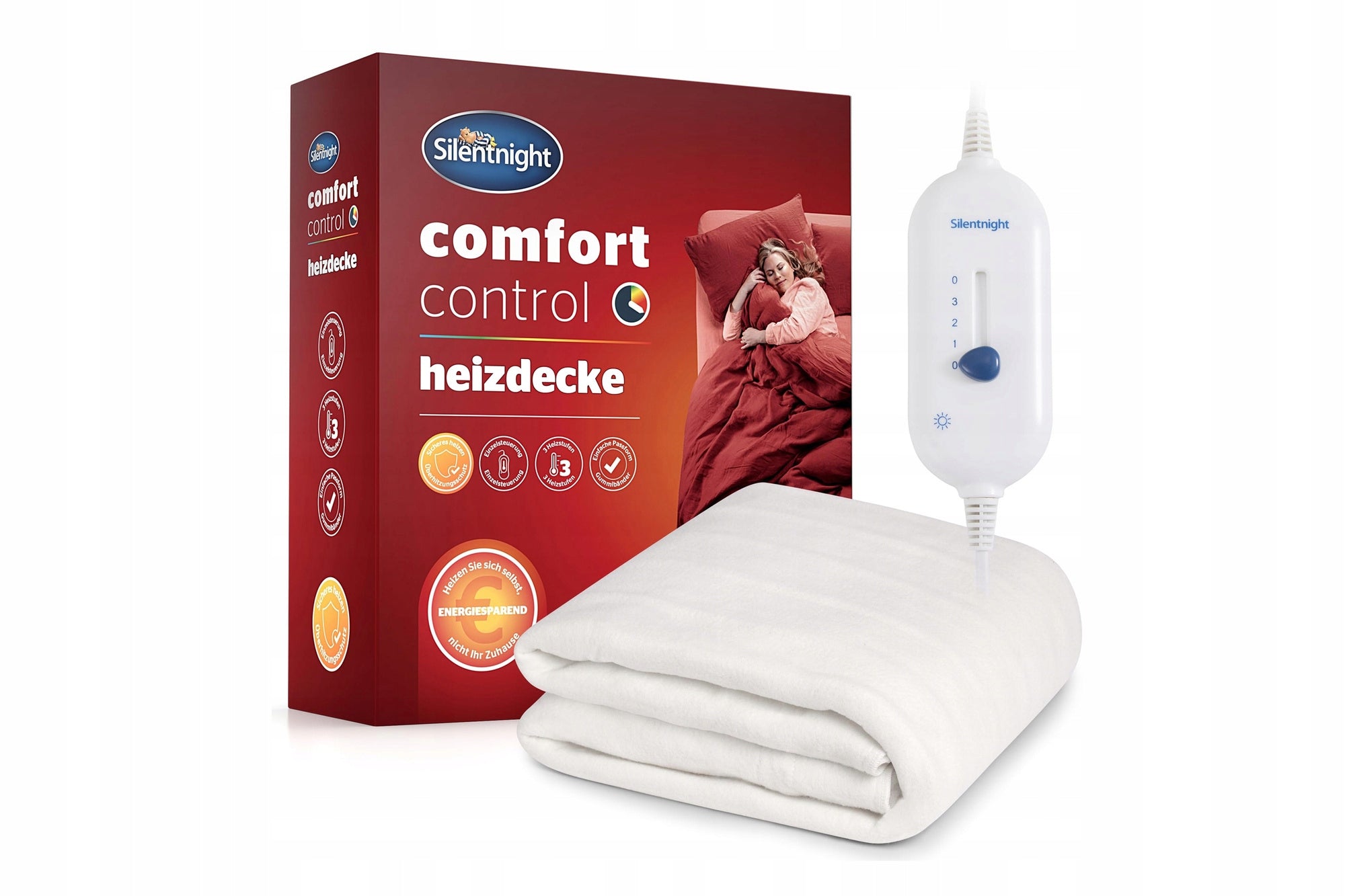 Silentnight Comfort Control 150x160cm 3 Levels of Heating