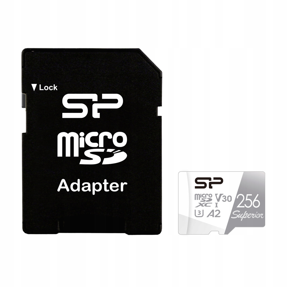 Silicon Power 256GB High Speed 4K A2 V30 SDXC U3 MicroSD Card with Adapter EAN (GTIN) 4713436128748