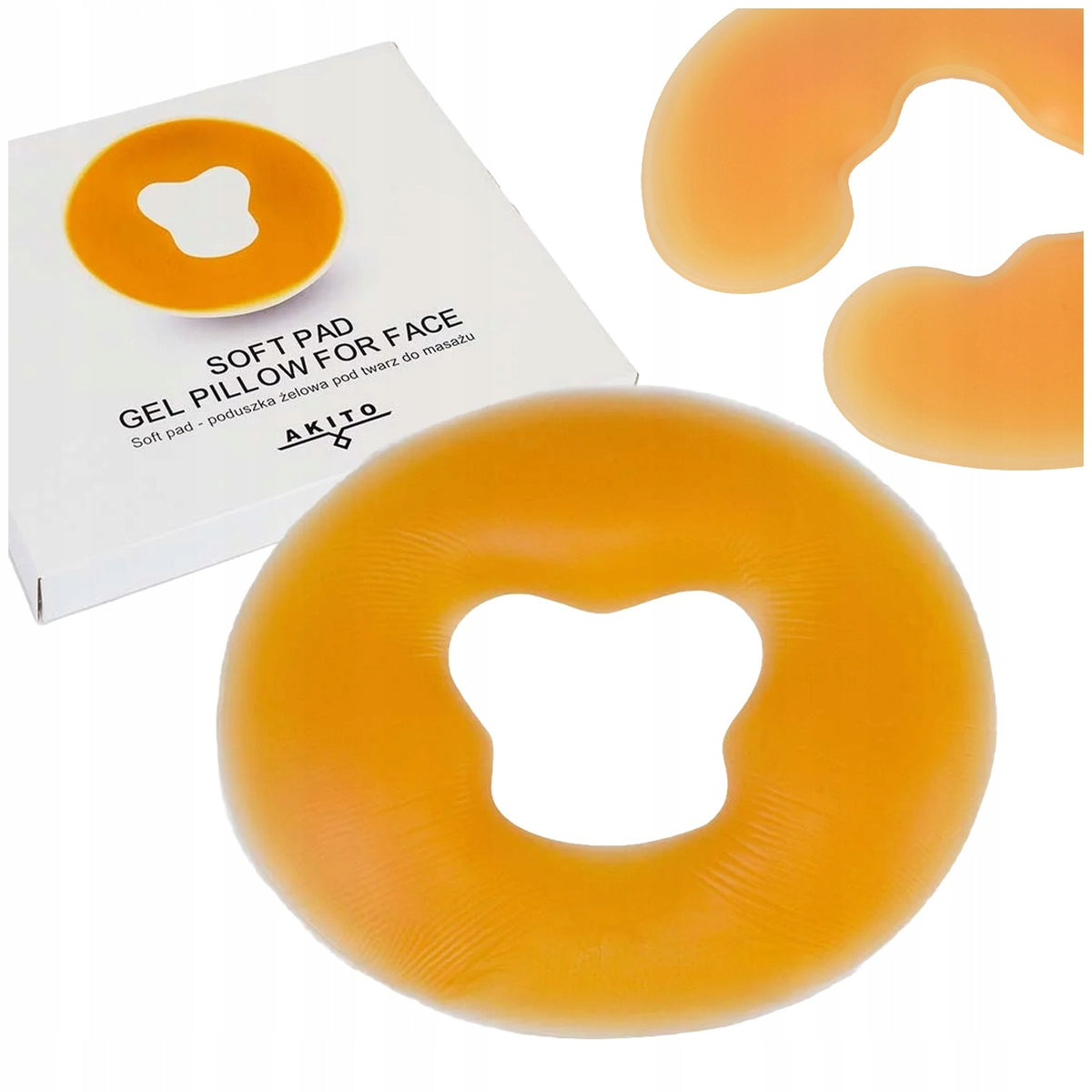 Silicone Face Pillow Soft Pad Acus Med 30x27 cm