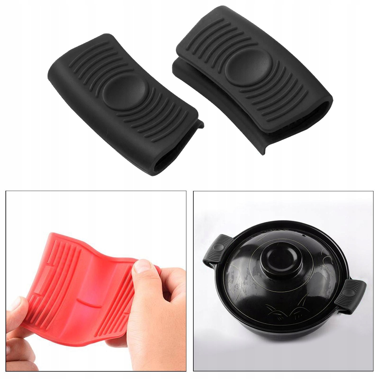 Silicone Hot Handle Holder, Cast Iron Pan Handle Cover Holder Sleeves C Packaging status original
