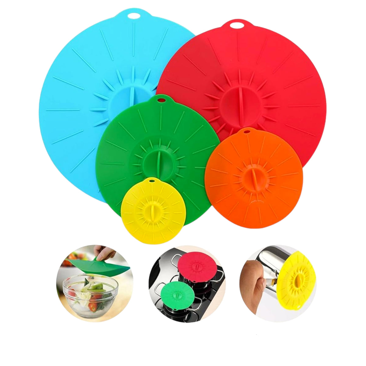 Silicone Lid Silicone Lids Food Cover Set Various Manufacturer code 20231124