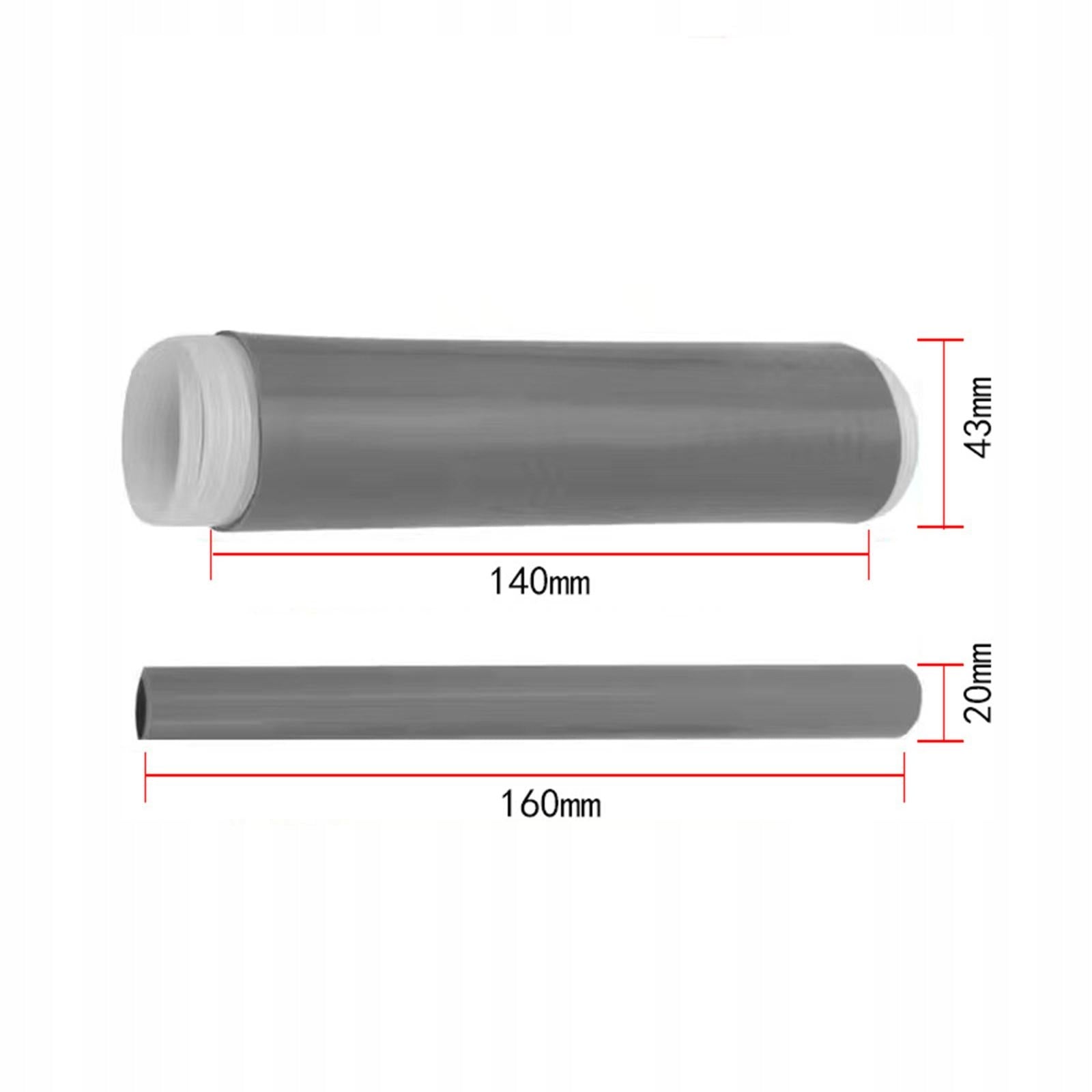 Silicone Pan Handle Covers Heat Resistant Non Slip Pot Dia4.3cm Length16cm Packaging status original