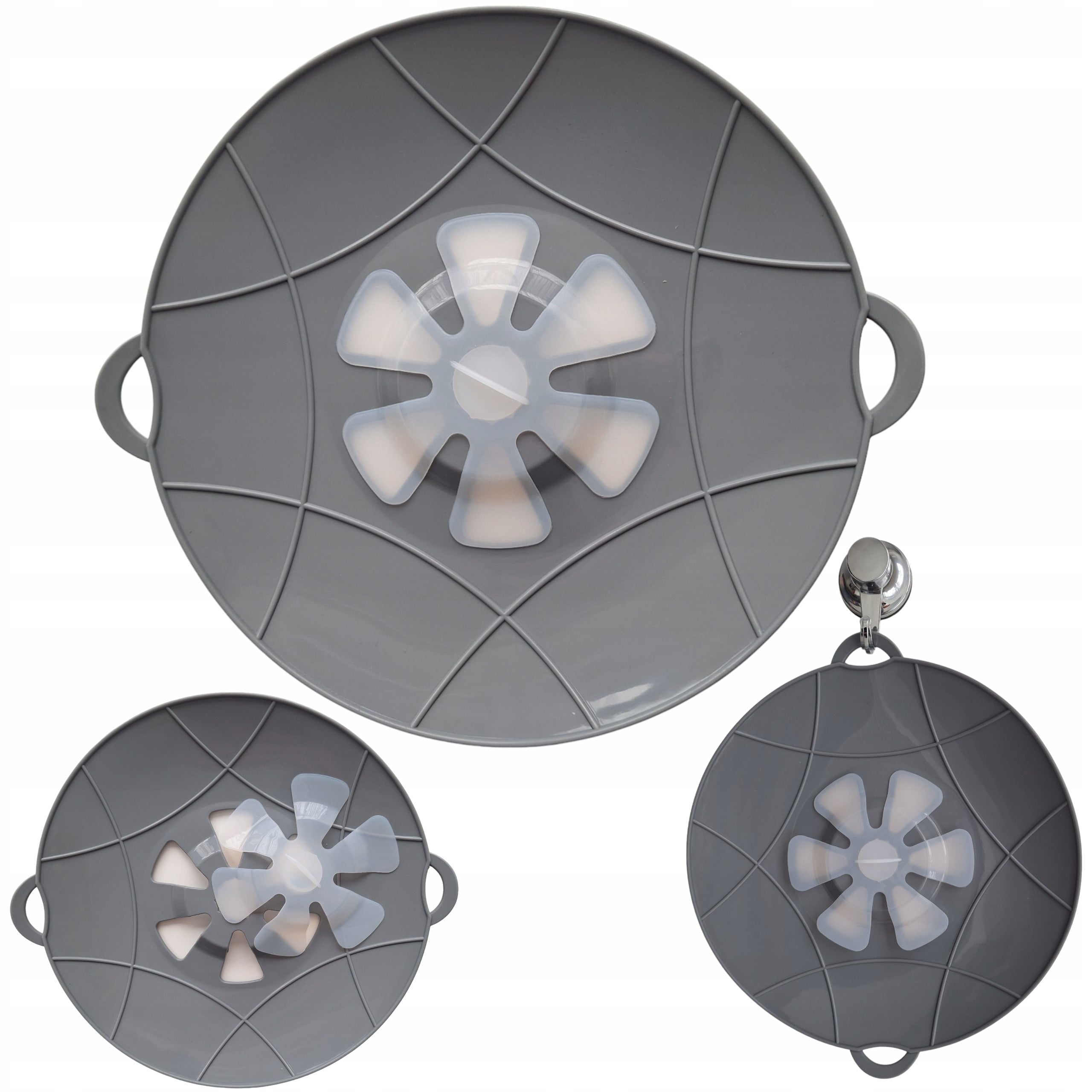 Silicone lid for universal pot against boiling Strong Large 30cm