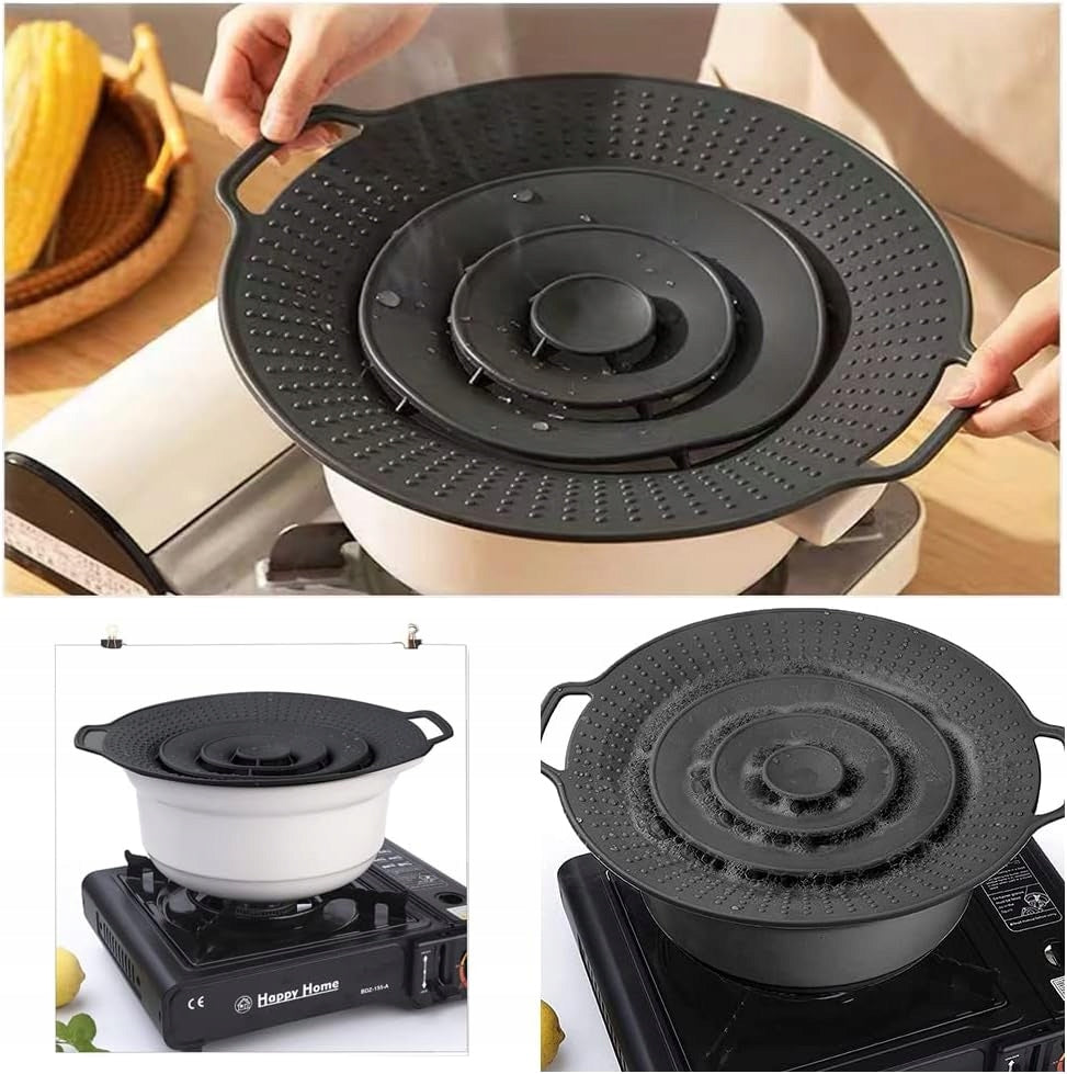 Silicone lid pot cover Universal against boiling 30cm EAN (GTIN) 5907264161049