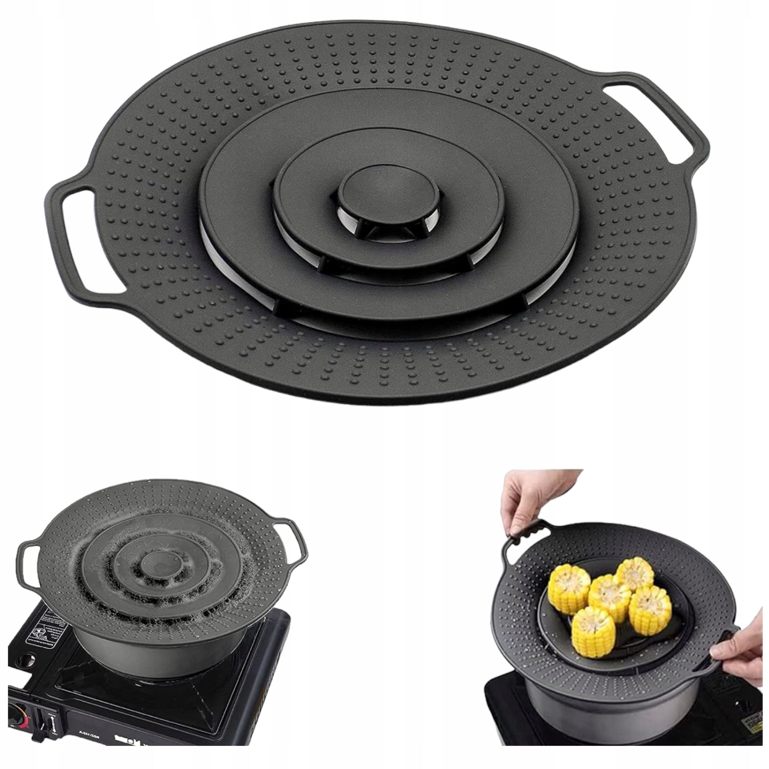 Silicone lid pot cover Universal against boiling 30cm