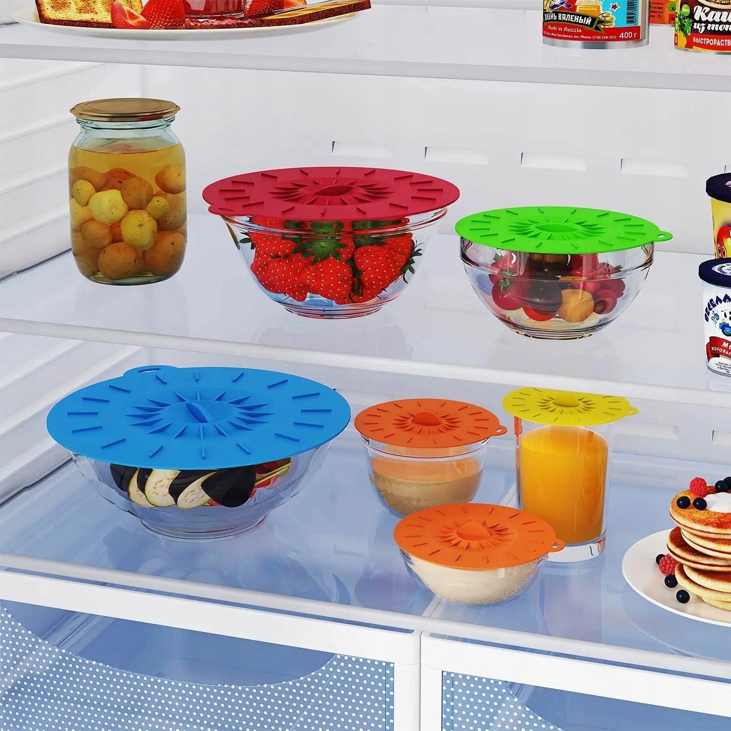 Silicone lid universal different sizes food cover set EAN (GTIN) 5907264161476