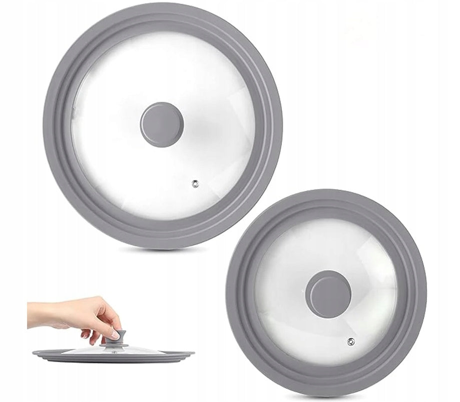 Silicone universal pot lid pan cover 16/18/20 cm