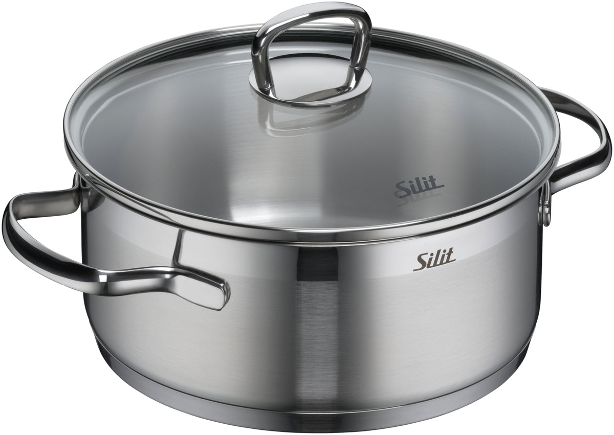 Silit Pot set Tuscany 9 el. induction stainless steel lid Line Toskana