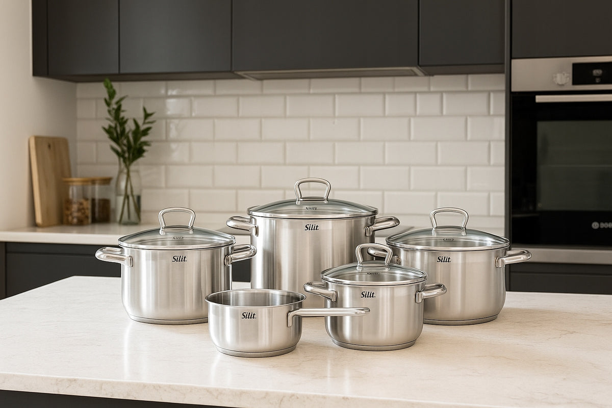Silit Pot set Tuscany 9 el. induction stainless steel lid Manufacturer code 2109256731
