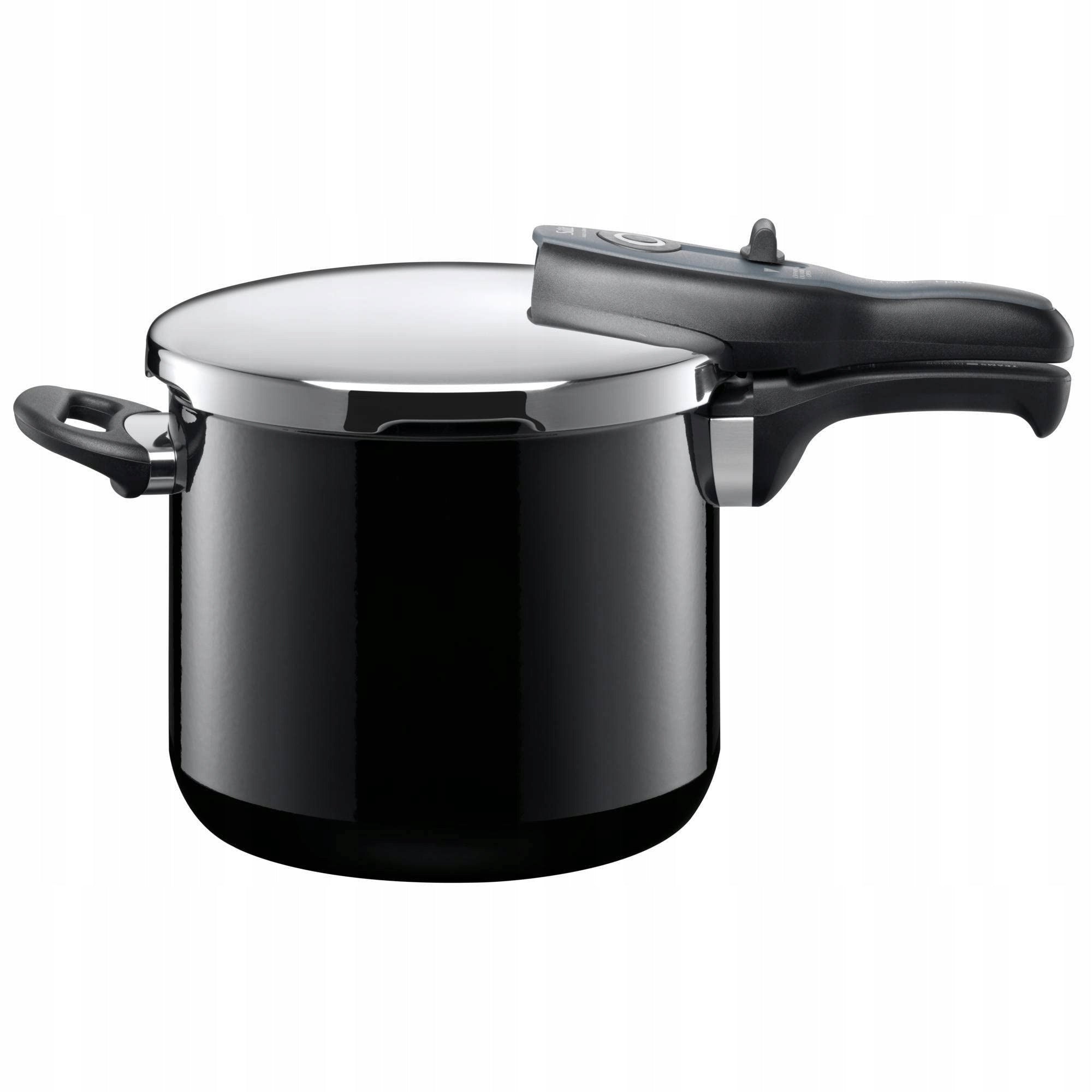 Silit Sicomatic t-plus pressure cooker 6,5 l, 22 cm, Silargan, black