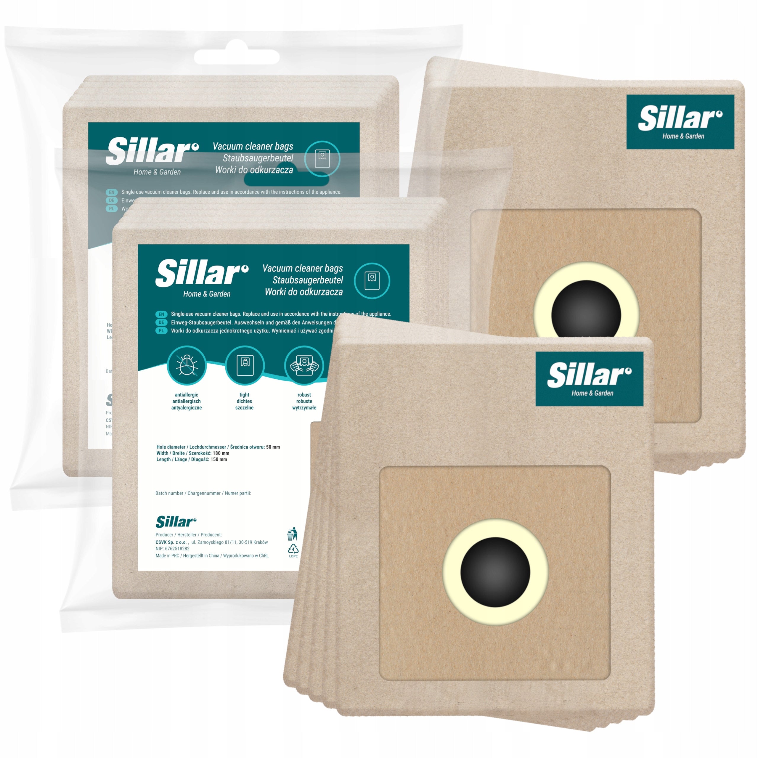 Sillar bags for Amica Ora Fen Turbo Surazo Viento Yugo Zephyr Zonda 10pcs.