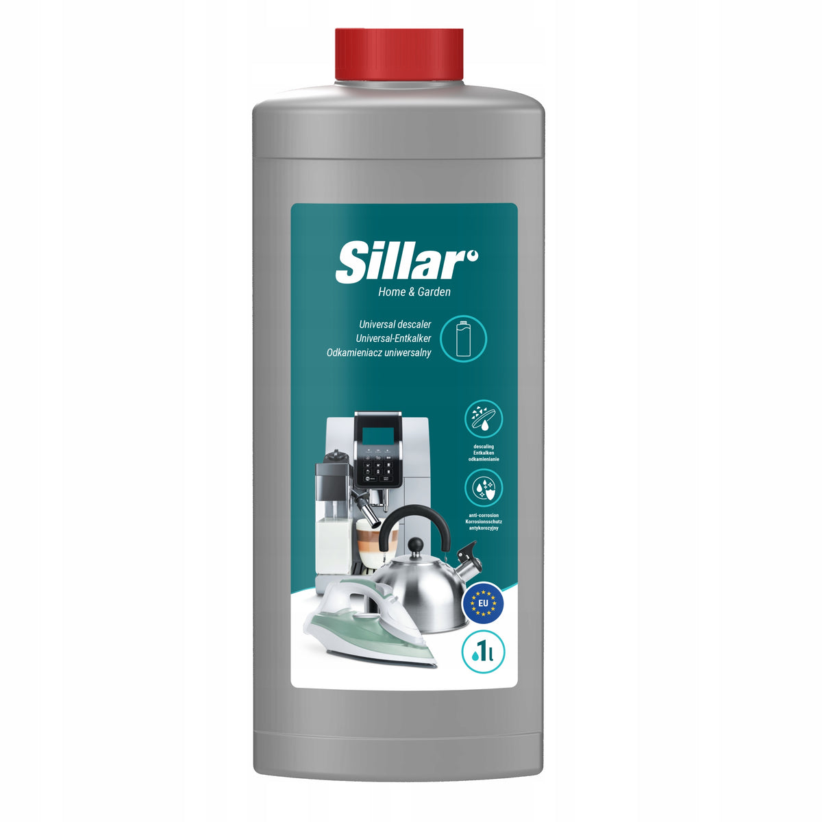 Sillar large universal descaler for espresso machine descaling liquid 1l Manufacturer code SIL087