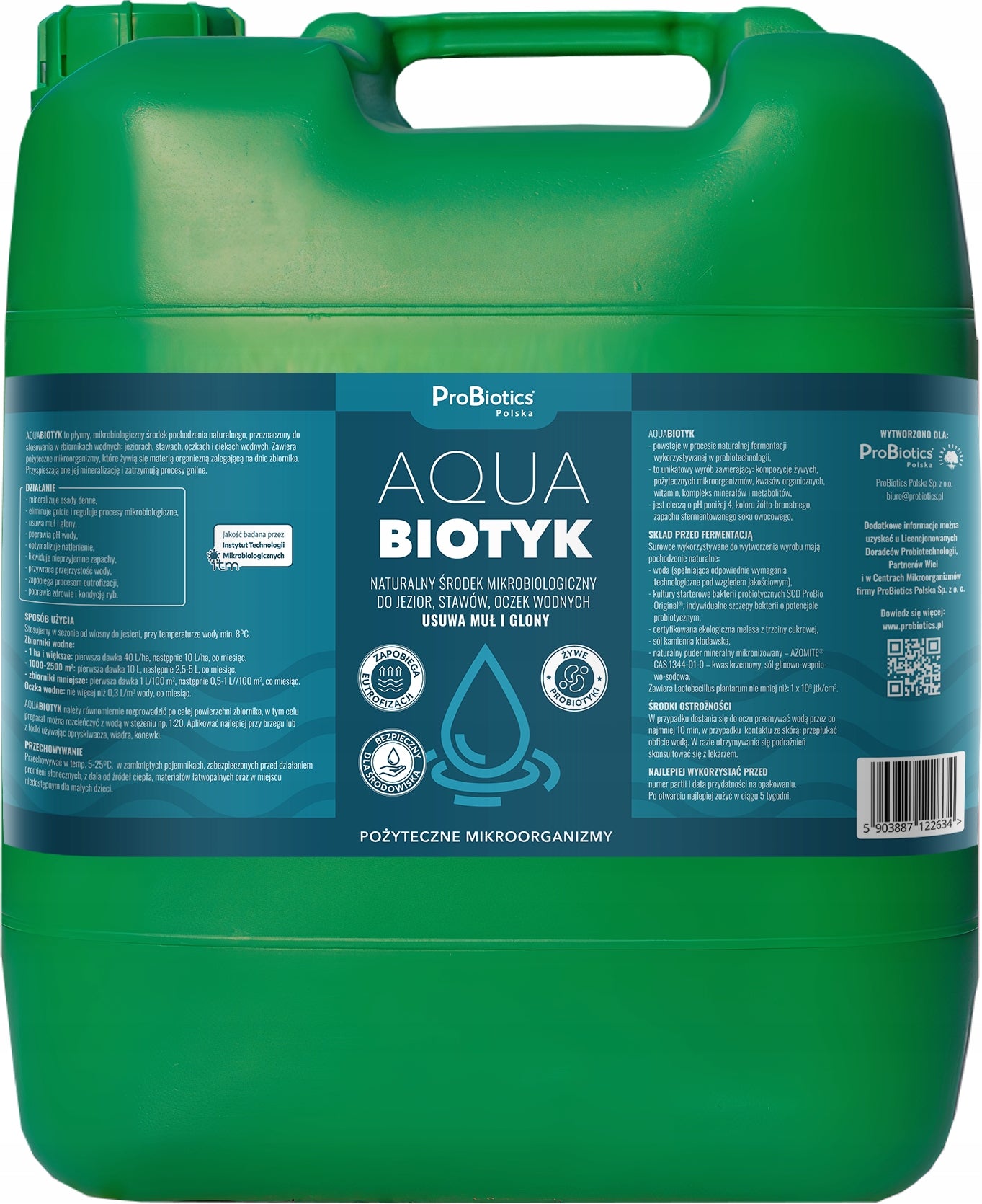 Silt and algae remover ProBiotics AquaBiotyk 5 l