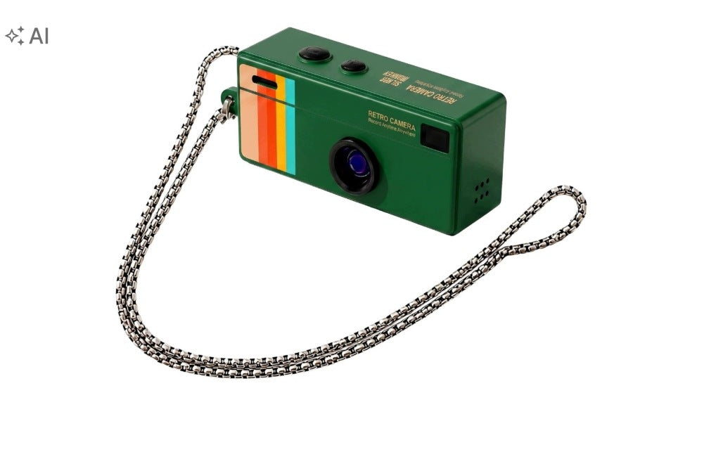 Silver Monkey Compact Digital Camera RetroCAM green