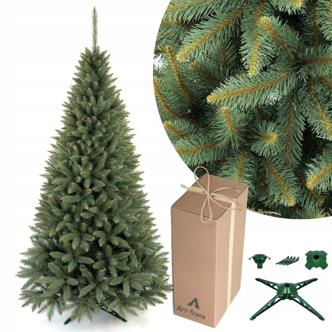 Silver Polish Spruce Christmas tree, as dense as a living one, 220 cm